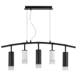 LR7353628731 Люстра RULLO 5х50W GU10 ЧЕРНЫЙ/БЕЛЫЙ (571735+214436-2+214487-3+202431-5)