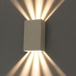 Фасадный светильник Arte Lamp ALGOL A5640AL-2WH, 2хLED