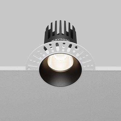 Встраиваемый светильник Dip 4000K 15Вт 50° 2,5 см, DL121-15W-4K-TRS-B. TM Maytoni