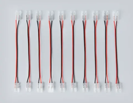 Соединитель гибкий двухсторонний для светодиодной ленты COB 12/24V (2 конт.) 150 мм GS7901 (10шт)