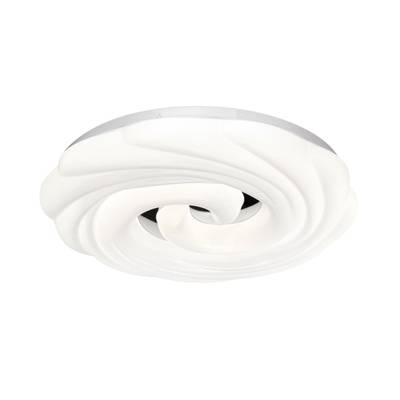 7675/DL PALE SN 151 Светильник пластик/белый/серебристый LED 48Вт 3000-6000К D380 IP43 пульт ДУ AGAP