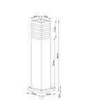 Ландшафтный светильник Arte lamp HEATHER A4416PA-1BK, 1хE27