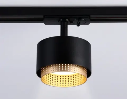 Светильник трековый GL5381 BK/GD черный/золото GX53 max 12W D95*130