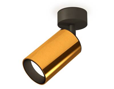 Комплект накладного поворотного светильника XM6327020 PYG/SBK золото желтое полированное/черный песок MR16 GU5.3 (A2210, C6327, N6111)