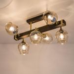 Citilux Болеро CL118165 Люстра на штанге поворотная Венге Бронза