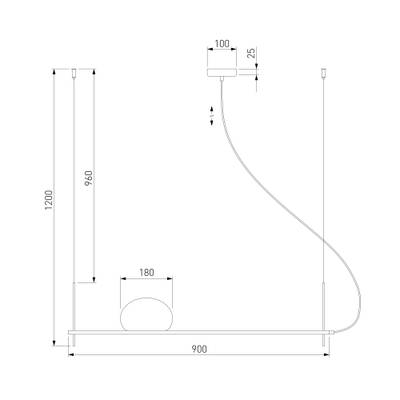 Подвесной светильник 70145/1 белый, G9х1