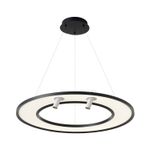 Светильник подвесной Crystal Lux CONTOUR SP50W LED BLACK 3800/250