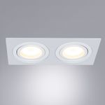 Точечный встраиваемый светильник Arte Lamp TARF A2168PL-2WH, 2хGU10