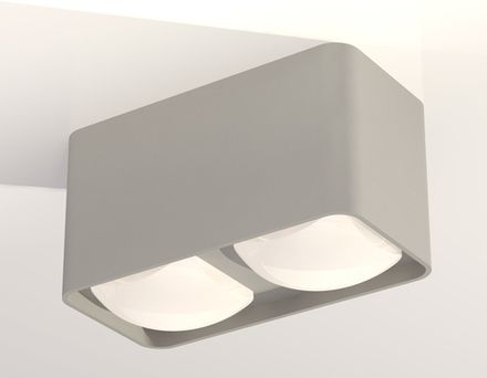 Комплект накладного светильника с акрилом XS7852011 SGR/FR серый песок/белый матовый MR16 GU5.3 (C7852, N7756)