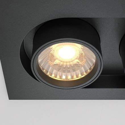 Встраиваемый светильник Hidden 3000K 2x10W 36°, DL045-02-10W3K-B. TM Maytoni