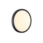7660/18L MITRA LED SN 54 Светильник пластик/белый/черный LED 18Вт 3000/4000K D230 IP40 ALFA BLACK