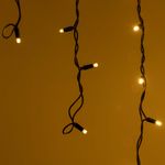 Светодиодная гирлянда ARD-EDGE-PRO-4000x600-BLACK-128LED-MILK-FLASH Warm/Warm (230V, 8W) (Ardecoled, IP65)