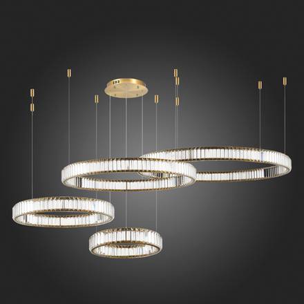 SL1622.303.04 Люстра подвесная ST-Luce Латунь/Прозрачный LED 1*190W 4000K