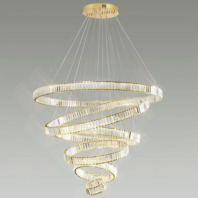 5015/260L L-VISION ODL23 607 золотой/прозрачный металл/хрусталь Люстра LED 260W 4000K 26000Лм VEKIA