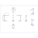 Офисная настольная лампа Arte Lamp LONDON A5124LT-1BK, 1хLED