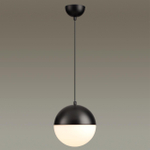 4958/1A PENDANT ODL22 393 черный/металл/белый/стекло Подвес E27 1*40W PINGA