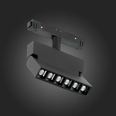 ST362.436.06 Магнитный трековый светильник Черный LED 1*6W 3000K 532Lm Ra&gt;80 36° IP20 L120xW22xH134 48V