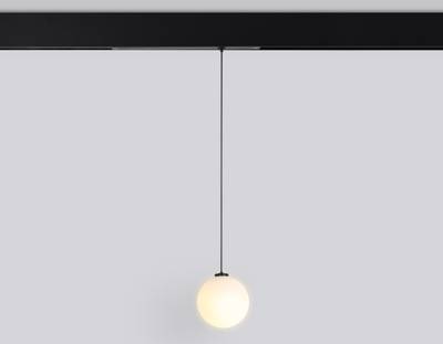 Светильник светодиодный диммируемый для шинопровода Magnetic 220V GL1442 BK/FR черный/белый матовый IP20 10W 3000K-6400K 120° D120 H1500 (Без ПДУ)