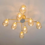 Citilux Клод CL137182 Люстра потолочная Золото