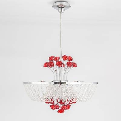 Eletto Rosa EL325P12.2 Люстра подвесная Хром