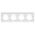 Рамка пластиковая FRM-PERIO-PL-4-GD (Arlight, -)