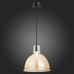 SLE114723-01 Люстра подвесная Черный/Янтарный E27 1*60W