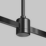 Крепление потолочное Long 760мм с прямым коннектором питания Flarity черный, TRA159C-IPCL1-B. TM Maytoni