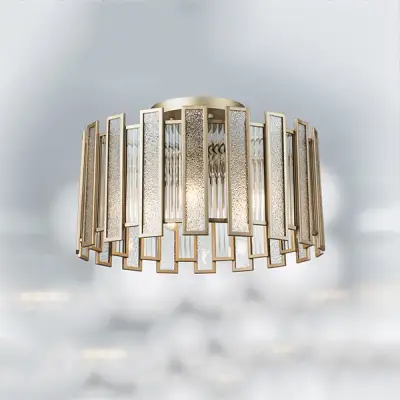 712052 Люстра AGAVE 5х40W E27 ШАМПАНЬ/ПРОЗРАЧНЫЙ Lightstar