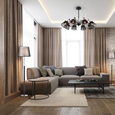 Потолочная люстра Eget 2197-8U, 8*E14*40W. ТМ F-Promo