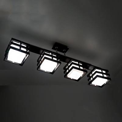Citilux Киото CL133241 Люстра деревянная Венге Хром