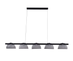 Люстра Каспи черный L132 h150 Led 5*6W (4000K)