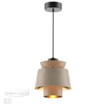 4992/1 PENDANT ODL23 521 св. коричневый/золотой/металл/экокожа Подвес E27 60W KRESSA