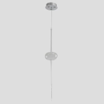 Светильник подвесной Crystal Lux GLASS SP3W LED CHROME 3850/203