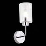 SLE1127-101-01 Бра Хром/Прозрачный E14 1*40W