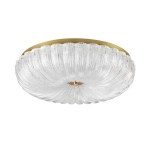 7719/60L PIKO LED SN 567 Светильник металл/стекло/прозрачный/золотой LED 60Вт 3000-6500K D500 IP20 пульт ДУ TESORO