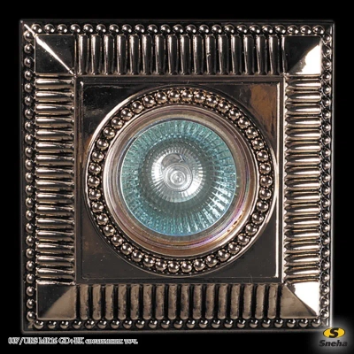 007/URS MR16 GD+BK светильник точечный Sneha, GU5.3х1