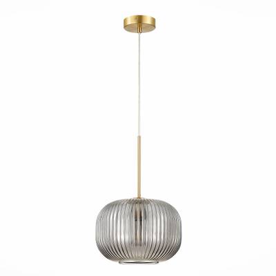 SL1154.303.01 Подвес ST-Luce Латунь/Дымчатый E27 1*60W
