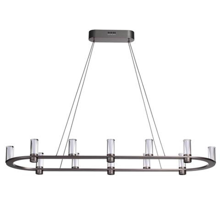 7143/65L HIGHTECH ODL26 513 светильник темный никель/акрилл/металл IP20 LED 69W 3830Лм 3000K 180° 220V DEFANCE