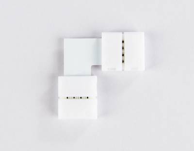 Соединитель угловой L для светодиодной ленты 5050 12/24V (4 конт.) GS6701 (10шт)