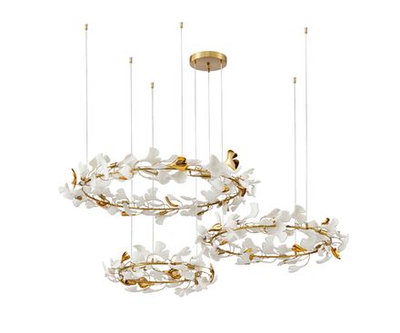 07868-100+80+60P,36 Люстра Сири латунь d100+80+60 (w165*125) h120 G9 27*5W  (Led лампы в комплекте)
