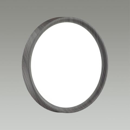 7627/CL PALE SN 175 Светильник пластик/белый/венге под дерево LED 30Вт 4000К D330 IP43 WOODI
