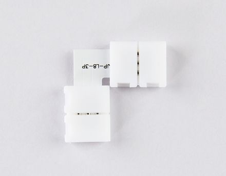 Соединитель угловой L для светодиодной ленты 2835 12/24V (3 конт.) GS6601 (10шт)