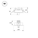 Чаша потолочная встраиваемая SPX-CANOPY-R90-C6.5 (WH) (Arlight, Металл)