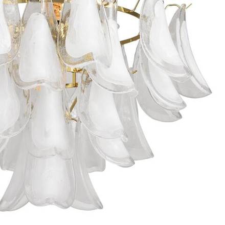 8385/9 NEOCLASSI LN26 141 золото/белый, металл/стекло Люстра E14 9*40W 220V PLUME