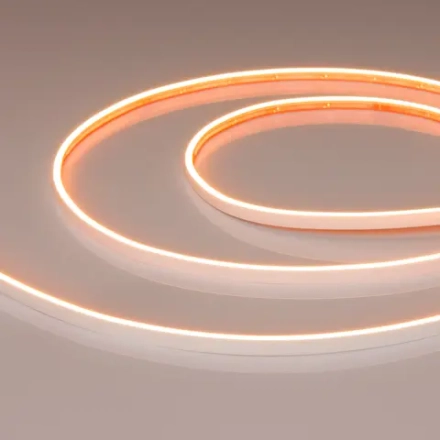 Лента герметичная VELA-M240-2.5x6mm 24V Warm2400 (5 W/m, IP65, 5m) (Arlight, узкая)