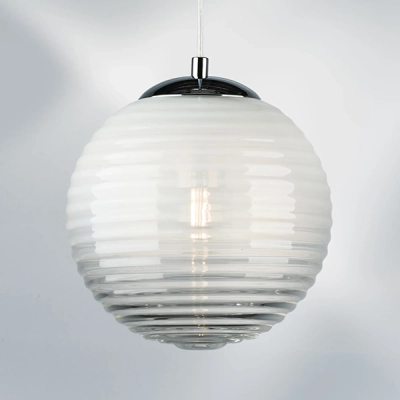 804101 Подвес DISSIMO 1х40W E27 ХРОМ/БЕЛЫЙ Lightstar
