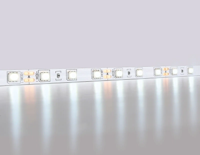 Светодиодная лента GS4003 5050 60Led/ 14.4W m/ 24V IP20 6500K 5m кратность резки 100mm (2 конт.)