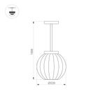 Светильник LGD-PEARL-HANG-7W Warm3000 (GR, 164 deg, 230V) (Arlight, IP65 Металл, 3 года)