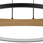 723127 Люстра LODI LED 36W 2880LM ЧЕРНЫЙ/ДЕРЕВО 3000K Lightstar
