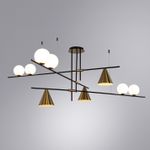 Люстра на штанге Arte Lamp JACOB A7029PL-9BK, 9хE27